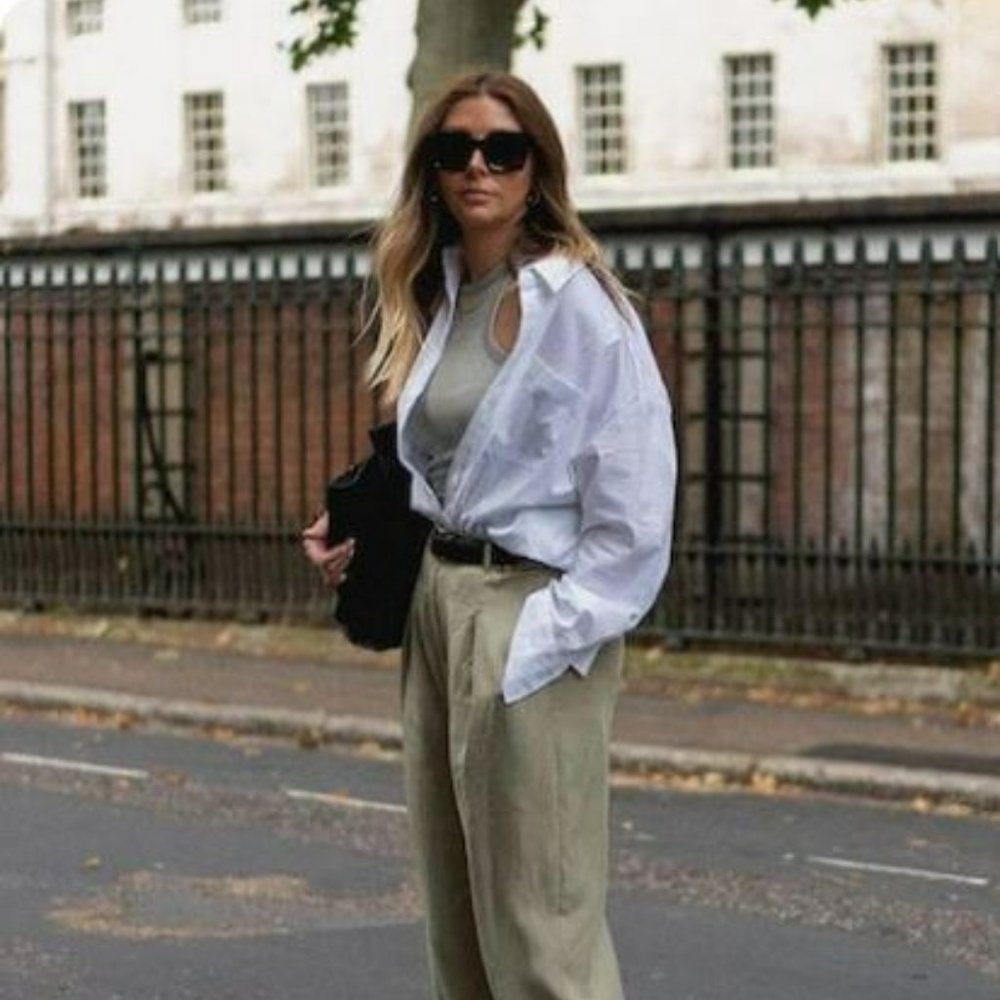 Petite Breezewoven Pull-On High-Rise Straight Pants - Madewell